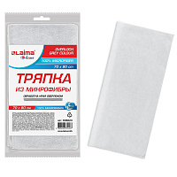 Тряпка для мытья пола из микрофибры 70х80 см "OVERLOCK GREY COLOUR", серая, 220 г/м2, LAIMA HOME, 608223 фото Тряпка для мытья пола из микрофибры 70х80 см "OVERLOCK GREY COLOUR", серая, 220 г/м2, LAIMA HOME, 608223