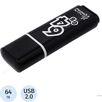 Флешка USB 2.0 64 ГБ Smartbuy Glossy (SB64GBGS-K) фото Флешка USB 2.0 64 ГБ Smartbuy Glossy (SB64GBGS-K)