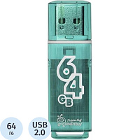 Флешка USB 2.0 64 ГБ Smartbuy Glossy (SB64GBGS-G) фото Флешка USB 2.0 64 ГБ Smartbuy Glossy (SB64GBGS-G)