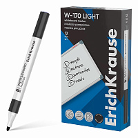 Маркер для доски ERICH KRAUSE "W-170 Light", ЧЕРНЫЙ, круглый наконечник, 2,5 мм, 6356, 63567 фото Маркер для доски ERICH KRAUSE "W-170 Light", ЧЕРНЫЙ, круглый наконечник, 2,5 мм, 6356, 63567