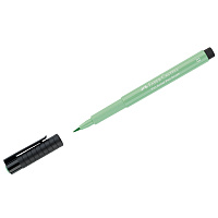 Ручка капиллярная Faber-Castell "Pitt Artist Pen Brush" цвет 162 светло-бирюзовая, пишущий узел "кисть фото Ручка капиллярная Faber-Castell "Pitt Artist Pen Brush" цвет 162 светло-бирюзовая, пишущий узел "кисть