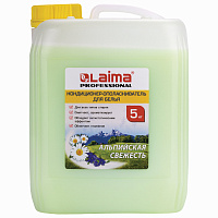 Кондиционер-ополаскиватель для белья 5 л LAIMA PROFESSIONAL, "Альпийская свежесть", 606374 фото Кондиционер-ополаскиватель для белья 5 л LAIMA PROFESSIONAL, "Альпийская свежесть", 606374
