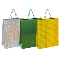 Пакет подарочный 33x13x45 см (XL), НАБОР 3 шт., 3 дизайна, голография, ЗОЛОТАЯ СКАЗКА, 609737 фото Пакет подарочный 33x13x45 см (XL), НАБОР 3 шт., 3 дизайна, голография, ЗОЛОТАЯ СКАЗКА, 609737
