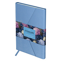 Ежедневник недатированный, А5, 136л., твердый переплет, кожзам, Greenwich Line "Envelope. Lavender", на кнопке фото Ежедневник недатированный, А5, 136л., твердый переплет, кожзам, Greenwich Line "Envelope. Lavender", на кнопке