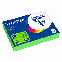 Бумага цветная CLAIREFONTAINE, А4, 80 г/м2, 500 л., неон, зеленый, Франция, 2975C, 2975PC фото Бумага цветная CLAIREFONTAINE, А4, 80 г/м2, 500 л., неон, зеленый, Франция, 2975C, 2975PC