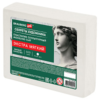 Пластилин скульптурный ЭКСТРА МЯГКИЙ БЕЛЫЙ "Секреты художника", 0,5 кг, BRAUBERG ART, 107501