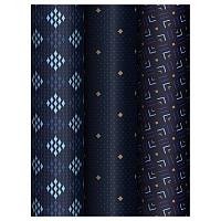 Упаковочная бумага глянц. 70*100см, MESHU "Strict pattern", 80 г/м2, ассорти, 3 дизайна фото Упаковочная бумага глянц. 70*100см, MESHU "Strict pattern", 80 г/м2, ассорти, 3 дизайна