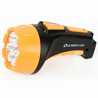 Фонарь аккумуляторный ULTRAFLASH 7хLED, 2 режима, выдвижная вилка, заряд от сети, LED3807 фото Фонарь аккумуляторный ULTRAFLASH 7хLED, 2 режима, выдвижная вилка, заряд от сети, LED3807