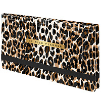 Еженедельник недатированный с резинкой 171х93 мм, BRAUBERG, твердый, 64 л., "Leopard print", 116312 фото Еженедельник недатированный с резинкой 171х93 мм, BRAUBERG, твердый, 64 л., "Leopard print", 116312
