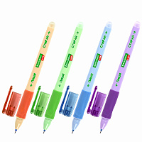 Ручка стираемая гелевая с эргономичным грипом BRAUBERG KIDS "RESTART COLOR", СИНЯЯ, игольчатый пишущий узел 0,5 мм, линия 0,35 мм, 144097 фото Ручка стираемая гелевая с эргономичным грипом BRAUBERG KIDS "RESTART COLOR", СИНЯЯ, игольчатый пишущий узел 0,5 мм, линия 0,35 мм, 144097