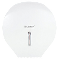Диспенсер для туалетной бумаги LAIMA PROFESSIONAL BASIC (Система T2), малый, белый, ABS-пластик, 606682 фото Диспенсер для туалетной бумаги LAIMA PROFESSIONAL BASIC (Система T2), малый, белый, ABS-пластик, 606682