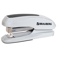 Степлер №24/6, 26/6 BRAUBERG "Extra", до 30 листов, серый, 229089 фото Степлер №24/6, 26/6 BRAUBERG "Extra", до 30 листов, серый, 229089