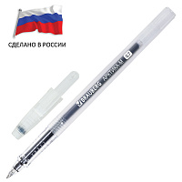 Ручка гелевая РОССИЯ "АРКТИКА-М", СИНЯЯ, корпус тонированный, узел 0,7 мм, линия письма 0,5 мм, BRAUBERG, 143957 фото Ручка гелевая РОССИЯ "АРКТИКА-М", СИНЯЯ, корпус тонированный, узел 0,7 мм, линия письма 0,5 мм, BRAUBERG, 143957