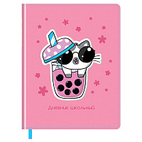 Дневник 1-11 кл. 48л. (твердый) BG "Cute", иск.кожа, блинтовое тиснение, 3D-элемент, ляссе фото Дневник 1-11 кл. 48л. (твердый) BG "Cute", иск.кожа, блинтовое тиснение, 3D-элемент, ляссе