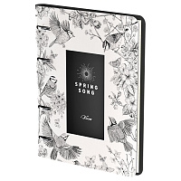 Тетрадь на кольцах А5, 80л. ЛАЙТ, кожзам, Greenwich Line "Spring song", тон. блок фото Тетрадь на кольцах А5, 80л. ЛАЙТ, кожзам, Greenwich Line "Spring song", тон. блок