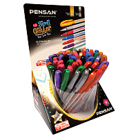 Ручка гелевая PENSAN "Glitter Gel", АССОРТИ, чернила с блестками, узел 1 мм, линия письма 0,5 мм, дисплей, 2280/S60 фото Ручка гелевая PENSAN "Glitter Gel", АССОРТИ, чернила с блестками, узел 1 мм, линия письма 0,5 мм, дисплей, 2280/S60