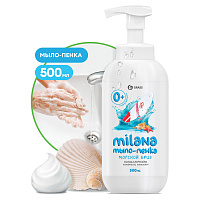 Мыло-пенка жидкое 500 мл GRASS MILANA "Морской бриз", дозатор, 125333 фото Мыло-пенка жидкое 500 мл GRASS MILANA "Морской бриз", дозатор, 125333