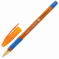 Ручка шариковая масляная с грипом BRAUBERG Model-XL ORANGE, СИНЯЯ, узел 0,7 мм, линия 0,35 мм, 143246 фото Ручка шариковая масляная с грипом BRAUBERG Model-XL ORANGE, СИНЯЯ, узел 0,7 мм, линия 0,35 мм, 143246