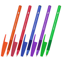 Ручка шариковая с грипом BRAUBERG "i-STICK POINT NEON", СИНЯЯ, корпус ассорти, игольчатый узел 0,7 мм, линия письма 0,35 мм, 144022 фото Ручка шариковая с грипом BRAUBERG "i-STICK POINT NEON", СИНЯЯ, корпус ассорти, игольчатый узел 0,7 мм, линия письма 0,35 мм, 144022
