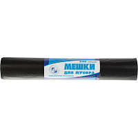 Мешки для мусора Green Pack 240 л черные (ПВД 80 мкм, 10 штук) фото Мешки для мусора Green Pack 240 л черные (ПВД 80 мкм, 10 штук)