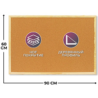 Доска с поверхностью из мягкого ДВП 60х90 см Выбор есть Softboard фото Доска с поверхностью из мягкого ДВП 60х90 см Выбор есть Softboard