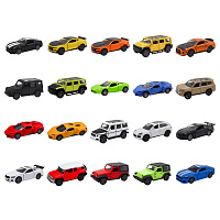 Машинка металлическая инерционная, открывающиеся двери, 1:32, ассорти 20 видов, FUNKY TOYS, FT1101