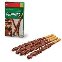 Печенье-соломка LOTTE "Pepero Almond", в шоколадной глазури с миндалем, в картонной упаковке, 36 г, Корея, 62004MO фото Печенье-соломка LOTTE "Pepero Almond", в шоколадной глазури с миндалем, в картонной упаковке, 36 г, Корея, 62004MO
