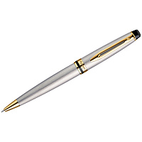 Ручка шариковая Waterman "Expert Stainless Steel GT" синяя, 1,0мм, подарочная упаковка фото Ручка шариковая Waterman "Expert Stainless Steel GT" синяя, 1,0мм, подарочная упаковка