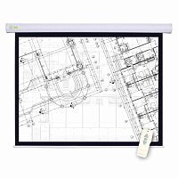 Экран Cactus Motoscreen CS-PSM-180x180, 180x180 см, 1:1, настенно-потолочный моторизованный, белый фото Экран Cactus Motoscreen CS-PSM-180x180, 180x180 см, 1:1, настенно-потолочный моторизованный, белый