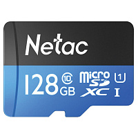 Карта памяти 128 ГБ microSDXC Netac P500 Standard UHS-I U1 (NT02P500STN-128G-R) фото Карта памяти 128 ГБ microSDXC Netac P500 Standard UHS-I U1 (NT02P500STN-128G-R)