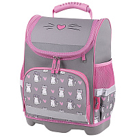 Ранец ЮНЛАНДИЯ WISE, 1 отделение, 3 кармана, устойчивое дно, "Sweet whiskers", 37x29х15 см, 272075 фото Ранец ЮНЛАНДИЯ WISE, 1 отделение, 3 кармана, устойчивое дно, "Sweet whiskers", 37x29х15 см, 272075