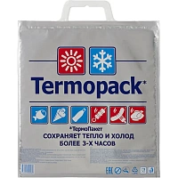Термопакет Termopack 3-х слойный металлизированная пленка/ПВД серебристый 32x1x35 см фото Термопакет Termopack 3-х слойный металлизированная пленка/ПВД серебристый 32x1x35 см