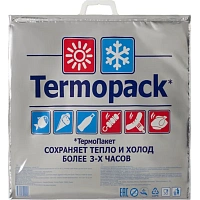 Термопакет Termopack Биг Премиум 3-х слойный металлизированная пленка серебристый 60x55 см фото Термопакет Termopack Биг Премиум 3-х слойный металлизированная пленка серебристый 60x55 см