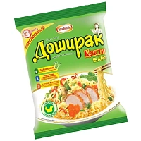 Лапша Доширак Квисти со вкусом курицы 70 г (48 штук в упаковке)