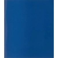 Тетрадь общая А5 96 листов в клетку на скрепке (обложка синяя)