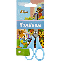 Ножницы детские №1 School Шустрики 115 мм универсальные тупоконечные голубые фото Ножницы детские №1 School Шустрики 115 мм универсальные тупоконечные голубые