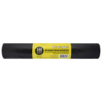 Мешки для мусора 240 л, черные, в рулоне 25 шт., ПВД 30 мкм, 90x130 см, РОМАШКА "ПРОФИ", ВР-0072 фото Мешки для мусора 240 л, черные, в рулоне 25 шт., ПВД 30 мкм, 90x130 см, РОМАШКА "ПРОФИ", ВР-0072