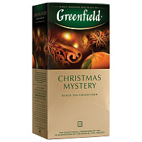 Чай черный Greenfield Christmas Mystery 25 пакетиков (пряности, цитрус)