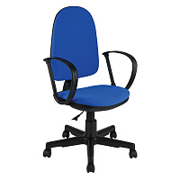 Кресло оператора Helmi HL-M30 "Престиж", ткань синяя В10 фото Кресло оператора Helmi HL-M30 "Престиж", ткань синяя В10