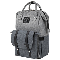 Рюкзак для мамы BRAUBERG MOMMY, крепления для коляски, термокарманы, серый, 41x24x17 см, 270818 фото Рюкзак для мамы BRAUBERG MOMMY, крепления для коляски, термокарманы, серый, 41x24x17 см, 270818