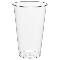 Стакан одноразовый 500 мл, пластиковый, матовый, Bubble Cup, СВЕРХПЛОТНЫЙ, ВЗЛП, 1021П