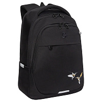 Рюкзак GRIZZLY школьный, анатомическая спинка, 2 отделения, для девочек, "COLIBRI", чёрный, 40х29х20 см, RD-540-2/4 фото Рюкзак GRIZZLY школьный, анатомическая спинка, 2 отделения, для девочек, "COLIBRI", чёрный, 40х29х20 см, RD-540-2/4