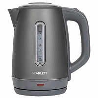 Чайник SCARLETT SC-EK21S42, 1,8 л, 1800 Вт, закрытый нагревательный элемент, стальной корпус фото Чайник SCARLETT SC-EK21S42, 1,8 л, 1800 Вт, закрытый нагревательный элемент, стальной корпус