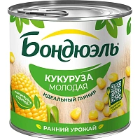 Кукуруза Бондюэль консервированная молодая 340 г фото Кукуруза Бондюэль консервированная молодая 340 г