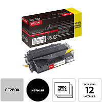 Картридж лазерный Комус 80X CF280X для HP черный совместимый повышенной емкости фото Картридж лазерный Комус 80X CF280X для HP черный совместимый повышенной емкости
