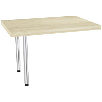 Брифинг-приставка Комус Мебель Easy Director (дуб шамони светлый, 1200х800х780 мм)