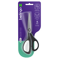 Ножницы Berlingo "Easycut 350", 15см, серые, эргономичные ручки, мягкие вставки, европодвес фото Ножницы Berlingo "Easycut 350", 15см, серые, эргономичные ручки, мягкие вставки, европодвес