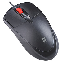 Мышь Defender Icon MB-057, бесшумная, USB, черный, 3btn+Roll фото Мышь Defender Icon MB-057, бесшумная, USB, черный, 3btn+Roll