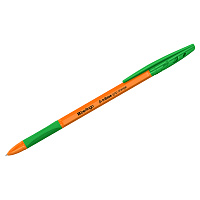 Ручка шариковая Berlingo "Tribase grip orange" зеленая, 0,7мм, грип фото Ручка шариковая Berlingo "Tribase grip orange" зеленая, 0,7мм, грип