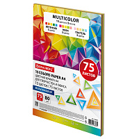 Бумага цветная 15 цветов BRAUBERG MULTICOLOR А4, 80 г/м2, 75 л., (15 цветов x 5 листов), 116647 фото Бумага цветная 15 цветов BRAUBERG MULTICOLOR А4, 80 г/м2, 75 л., (15 цветов x 5 листов), 116647